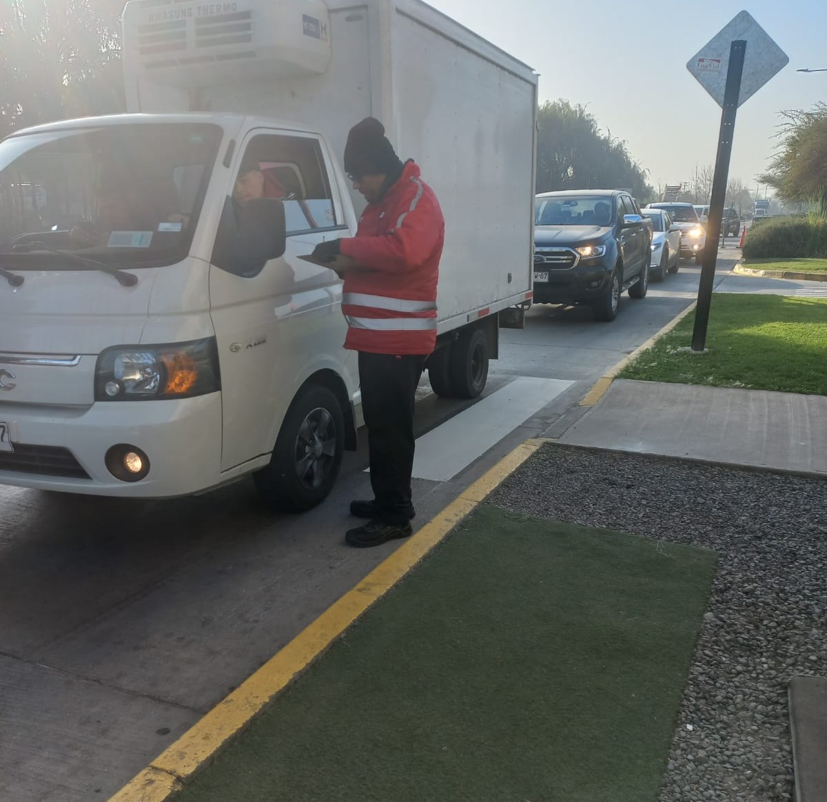 Control de Acceso Vehicular en Planta por Guardias Grupo del Valle